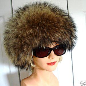 Real Lush Natural Lush Silky Fur Hat Gold Brown Silver Colors Comfort Warm NEW